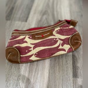GAP Red and Brown Clutch